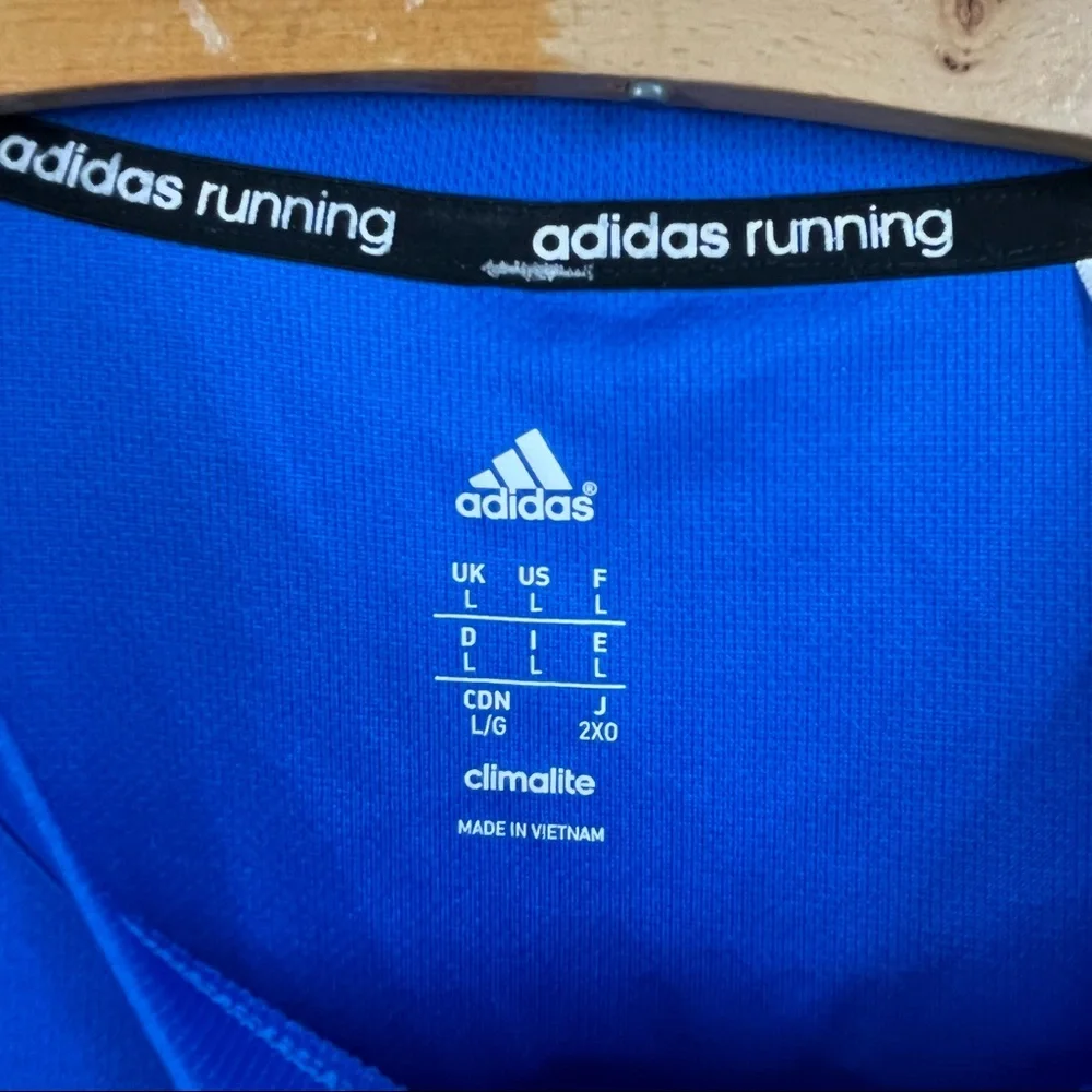 Adidas Long Sleeve Responsive 3 Stripe Training Shirt - Picture 9 of 10